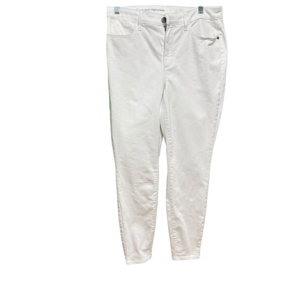 Talbots Flawless White High-Waist Jegging Ankle Jeans | Size 6 Slim Fit Stretch - Picture 1 of 7